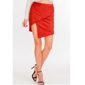 Asymmetric Mini Skirt